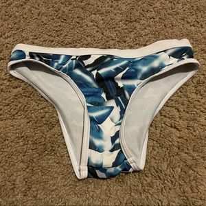 (2/$8) Tropical Leaf Bikini Cheeky Swimsuit Bottom